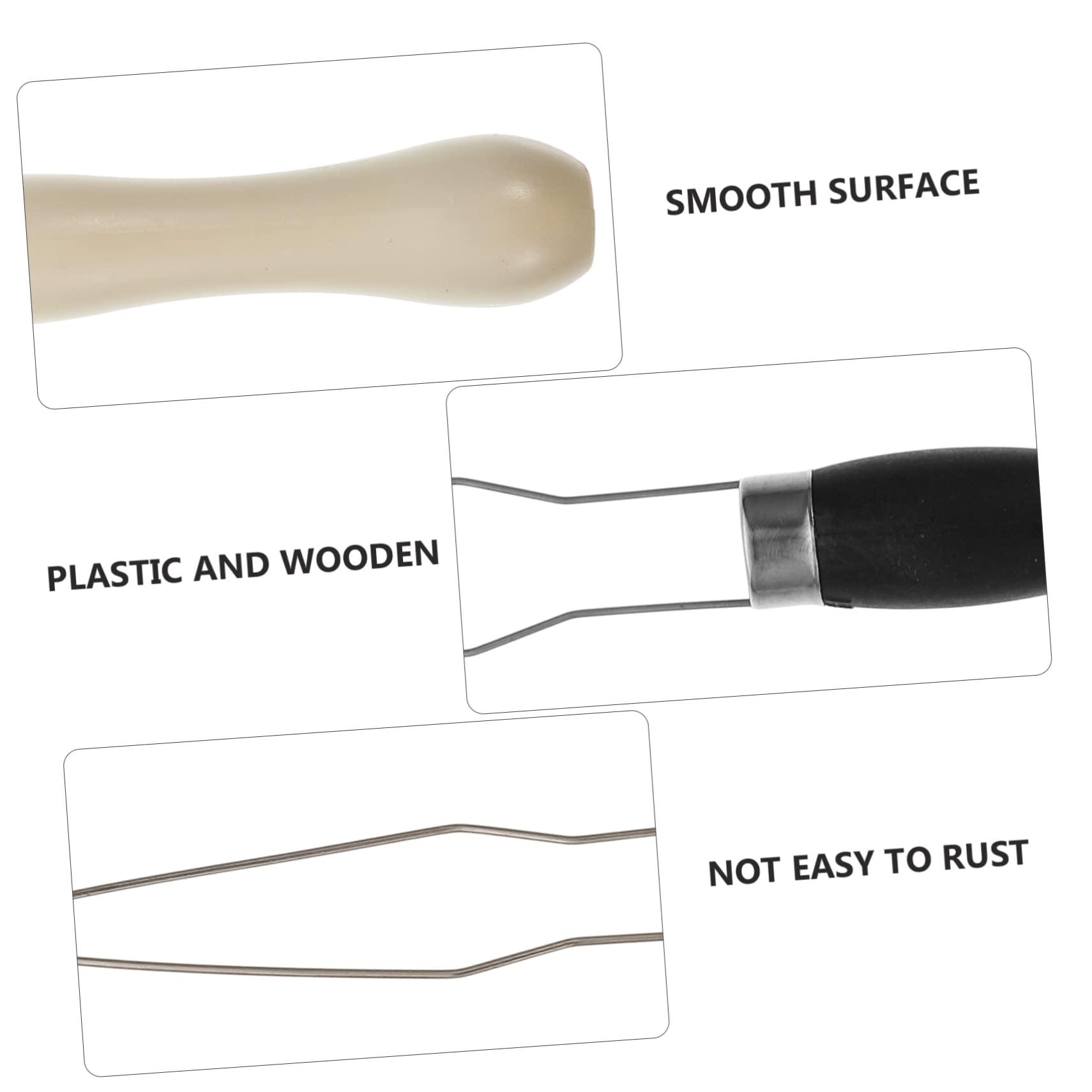 Mobestech Mobestech 15 Pcs Button Threader Button Puller Home Button Aid Shirt Buttons Zipper Pull Helper Easy Buttoning Tool Button Hook Aid Dressing Stick Button Helper Tools Grasp Home Page Plastic