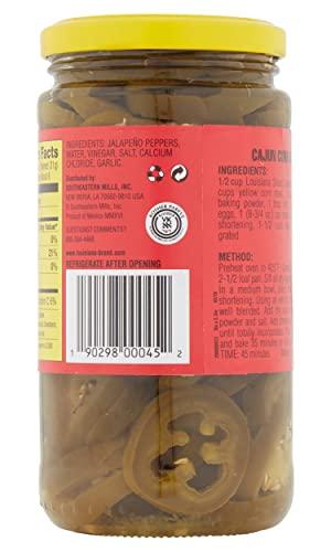\"LOUISIANA\" Brand Louisiana Brand Sliced Jalapeno Peppers, 12 Ounce Glass Jar (Pack of 1)