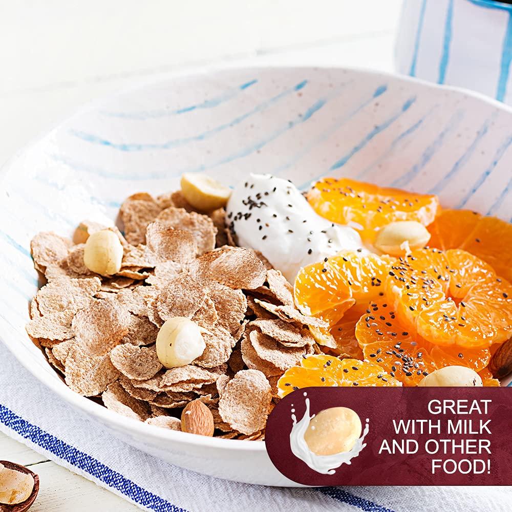 We Got Nuts Raw Deluxe Macadamia Nuts - 4 lbs - Shelled & Unsalted Premium Quality Kosher Raw Macadamia Nut Snack Pack By We Got Nuts - Natural Gourmet Fresh Macadamia Nuts Bulk - Packed In A Resealable Pouch Bag