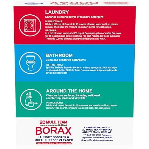 20 Mule Team Borax 20 Mule Team Detergent Booster, 65 Oz