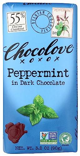 Chocolove Chocolove Peppermint in Dark Chocolate, 3.2 Ounce