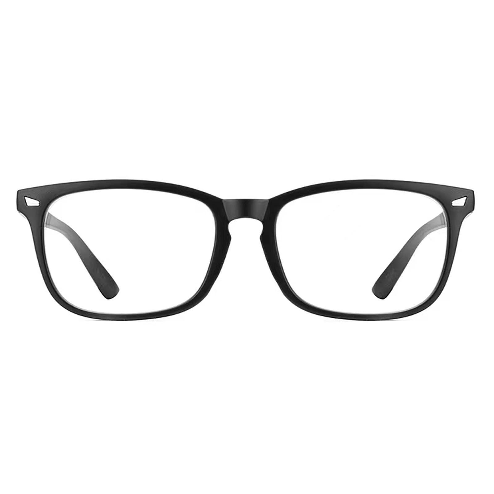 Jcerki Jcerki Myopia glasses -4.00 Distance nearsighted glasses Black Frame Unisex Glasses