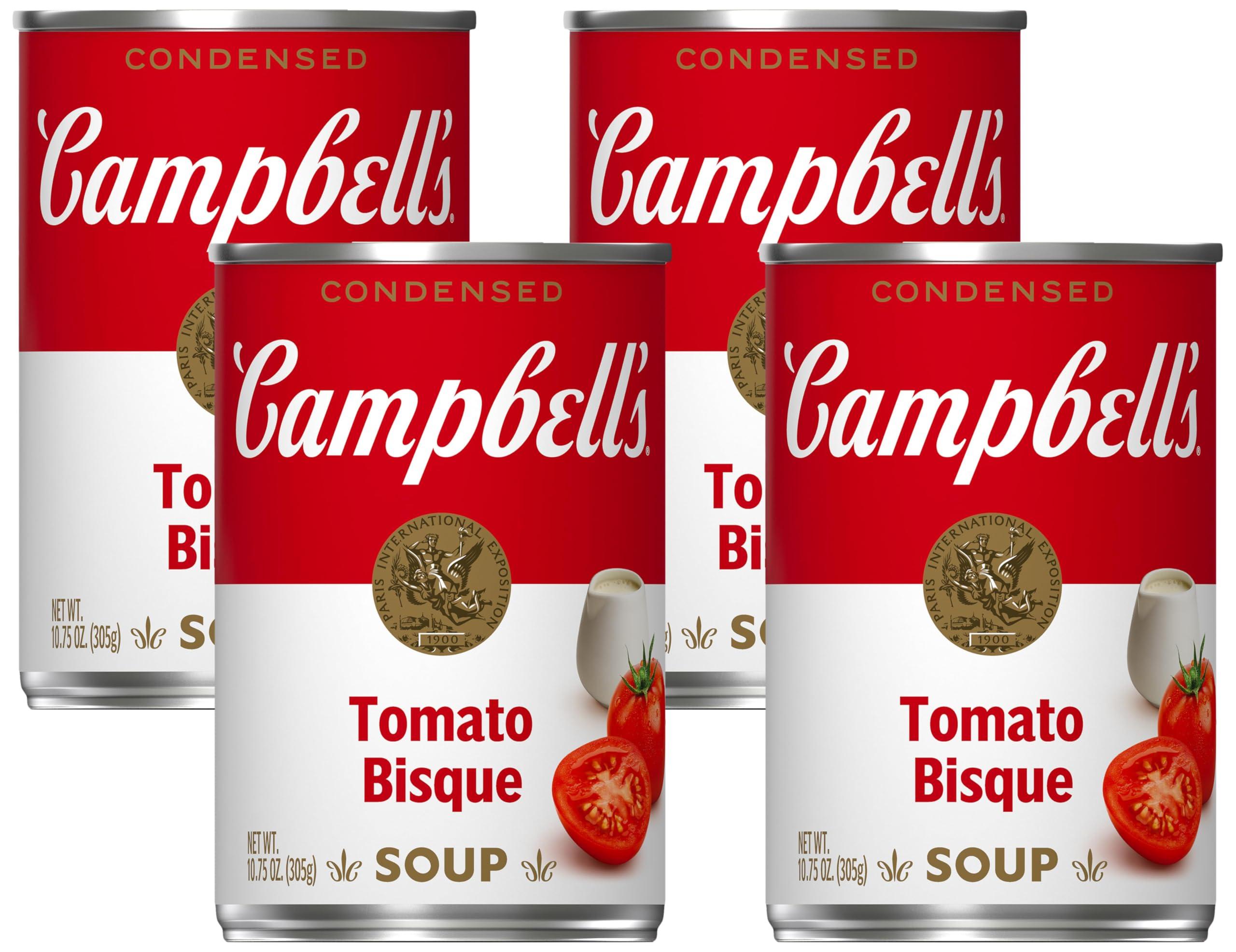 Campbell\'s Campbell\'s Condensed Tomato Bisque, 10.75 Ounce Can (Pack of 4)