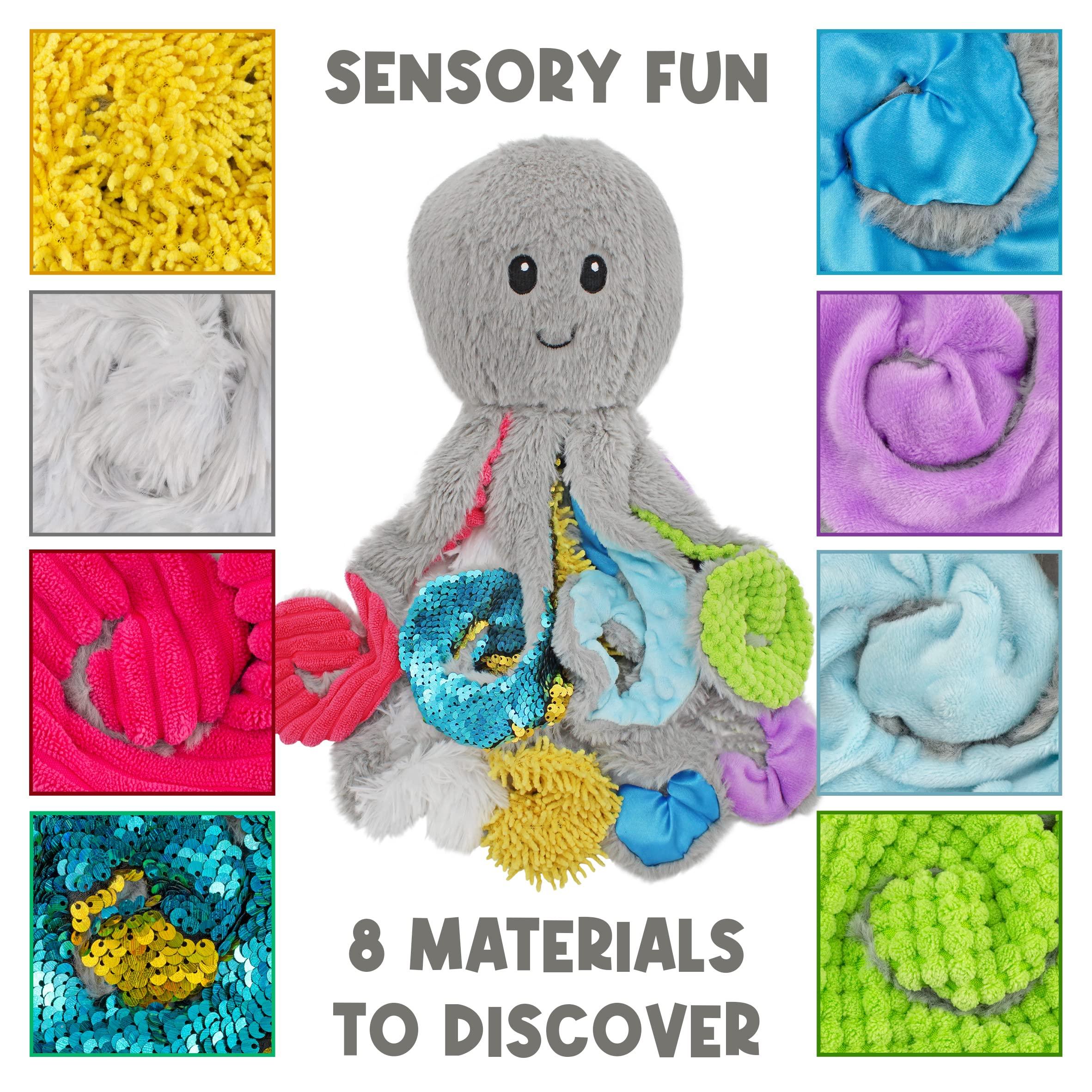 MEAVIA MEAVIA Sensory Octopus Plush Toy, Fidget Plush for Special Needs and Sensory Fun, FEELix Collection