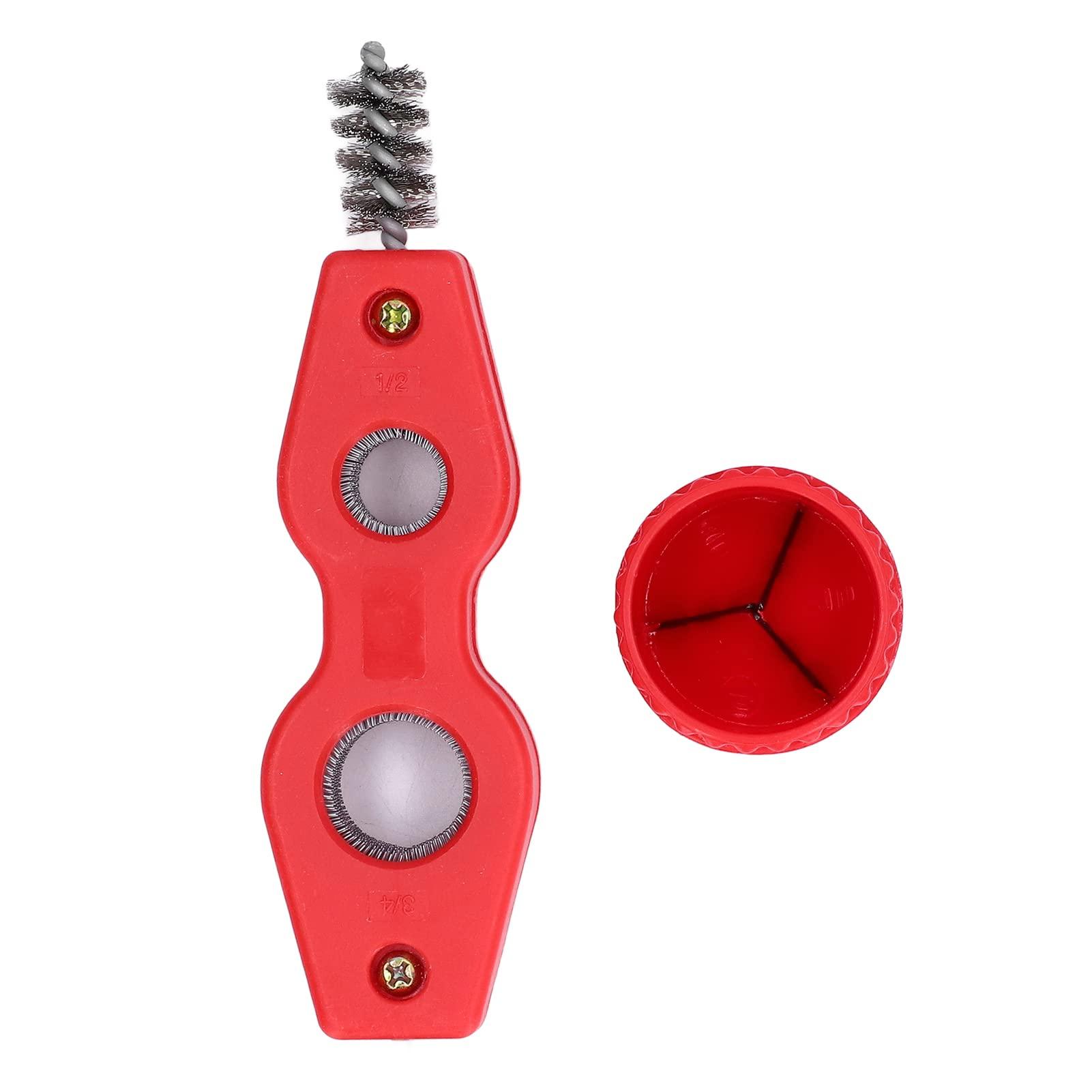 WinmetEuro Copper Pipe Cleaner, 15mm and 20mm Sizes Multifunctional Scratch Resistant Tube Reamer for Tubing Polishing and Cleaning