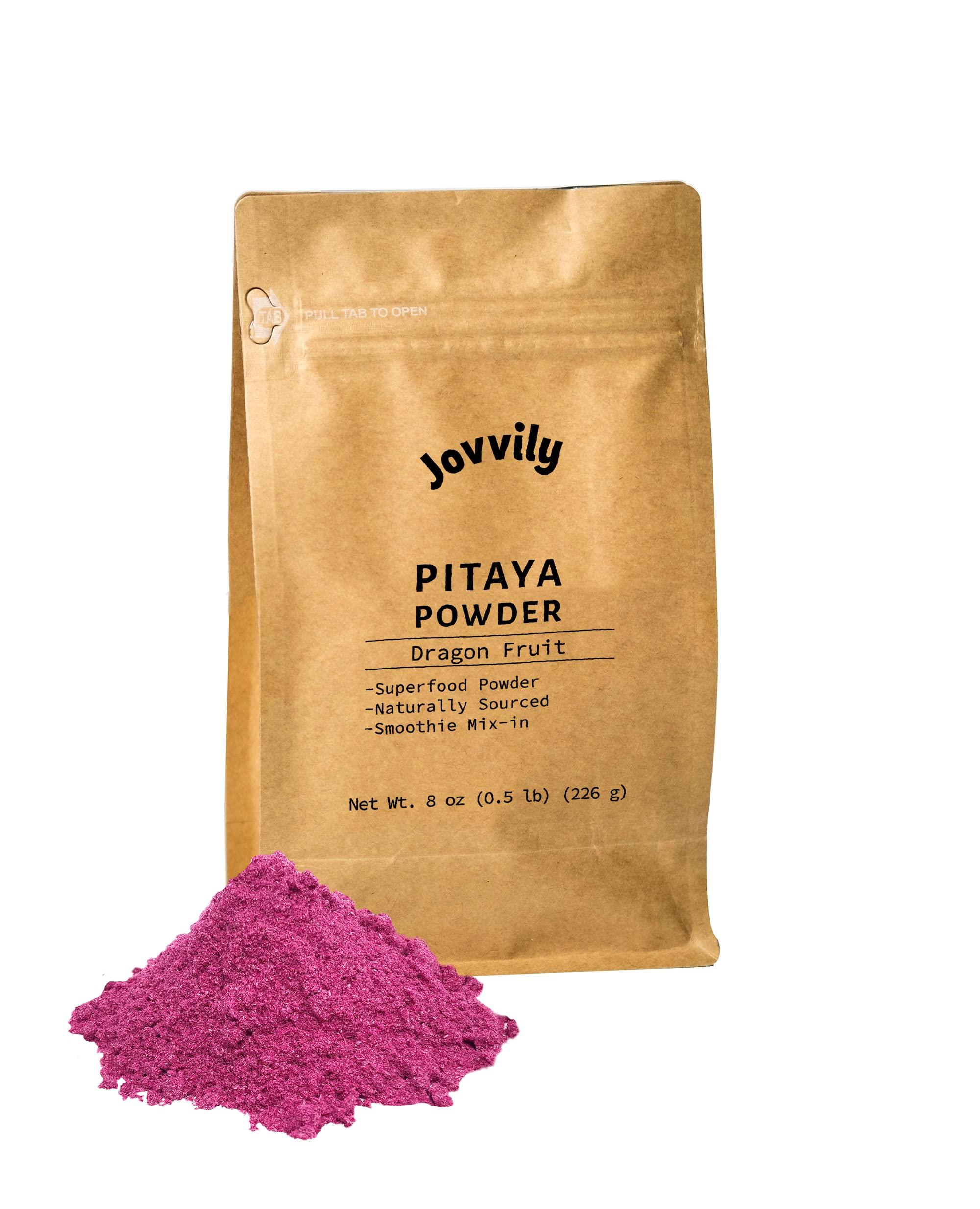 Jovvily Jovvily Pitaya Powder 8 oz. Dragon Fruit Superfood - Smoothies - Drinks