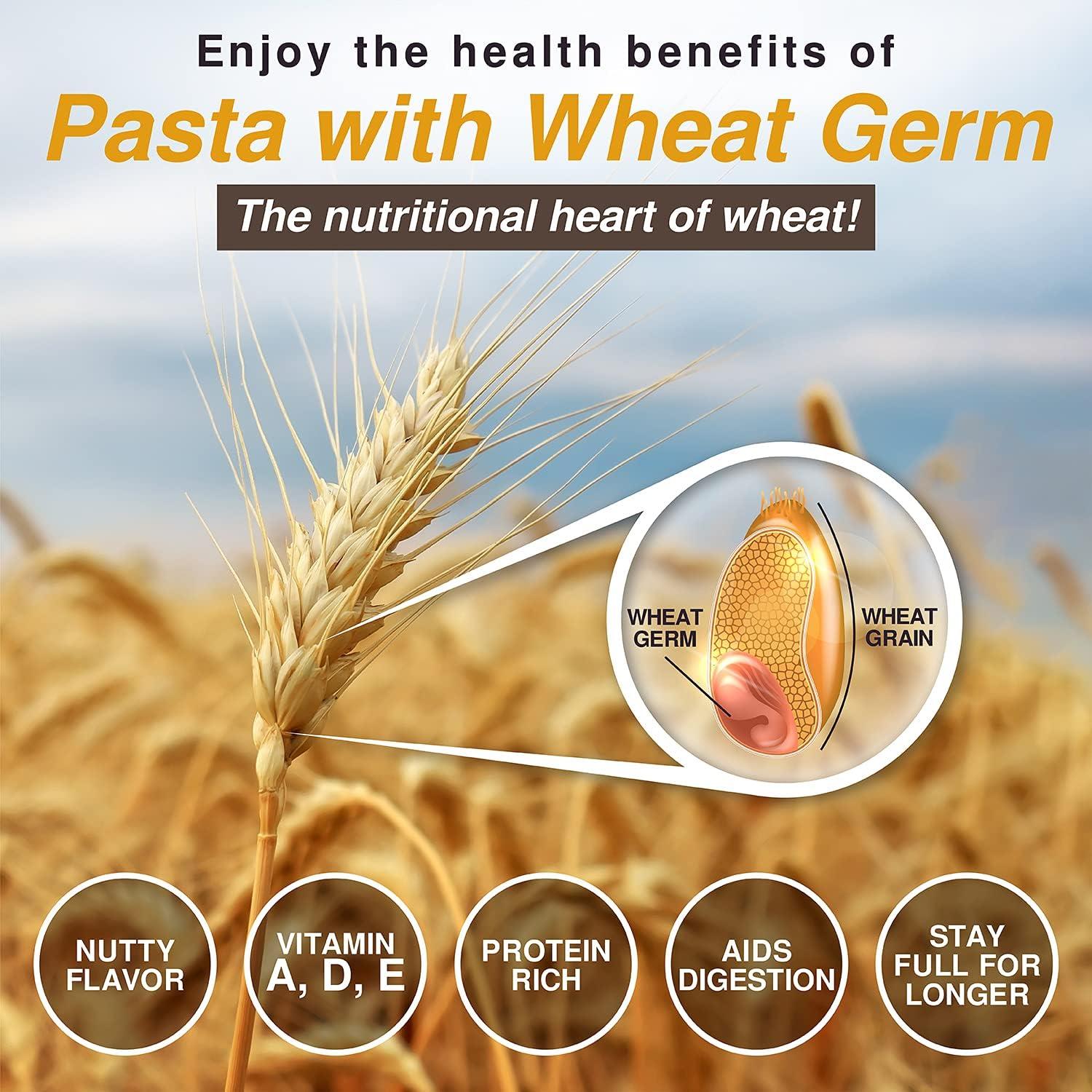 ANTICO PASTIFICIO MORELLI 1860 PASTA AL GERME DI G Morelli Busiate, Pici, and Bucatini Organic Pasta Variety Pack - Imported Italian Pasta Sampler - Specialty Assortment Includes Three-17.6 oz Packages of Gourmet Pasta from Italy