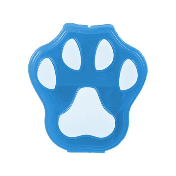 EZY DOSE EZY DOSE Dog Paw Print Pill Case, Medicine Planner, Vitamin Organizer Box, Weekly Dispenser for Daily Doses, 2 Individually Large Compartments, Convenient and Easy to Use, Pet Friendly, Blue, BPA Free