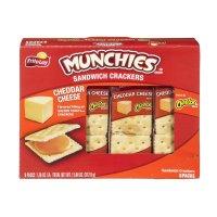 Munchies Munchies Sandwich Crackers Cheddar Cheese on Golden Toast Crackers - 8 PK