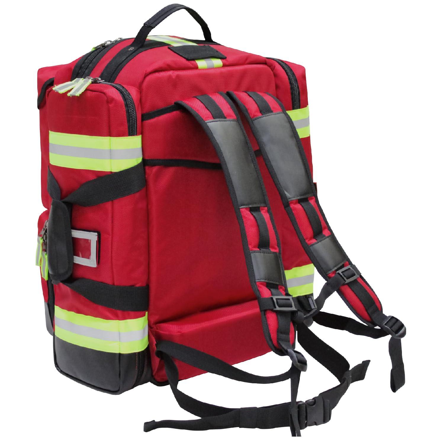 Kemp USA Kemp USA Ultimate EMS Backpack - EMT Bag | Emergency Backpack with a strap for D Oxygen Cylinder | Medical Backpack for Search and Rescue Tools | Large Medic Bag for EMT Kit | 8 Lbs.