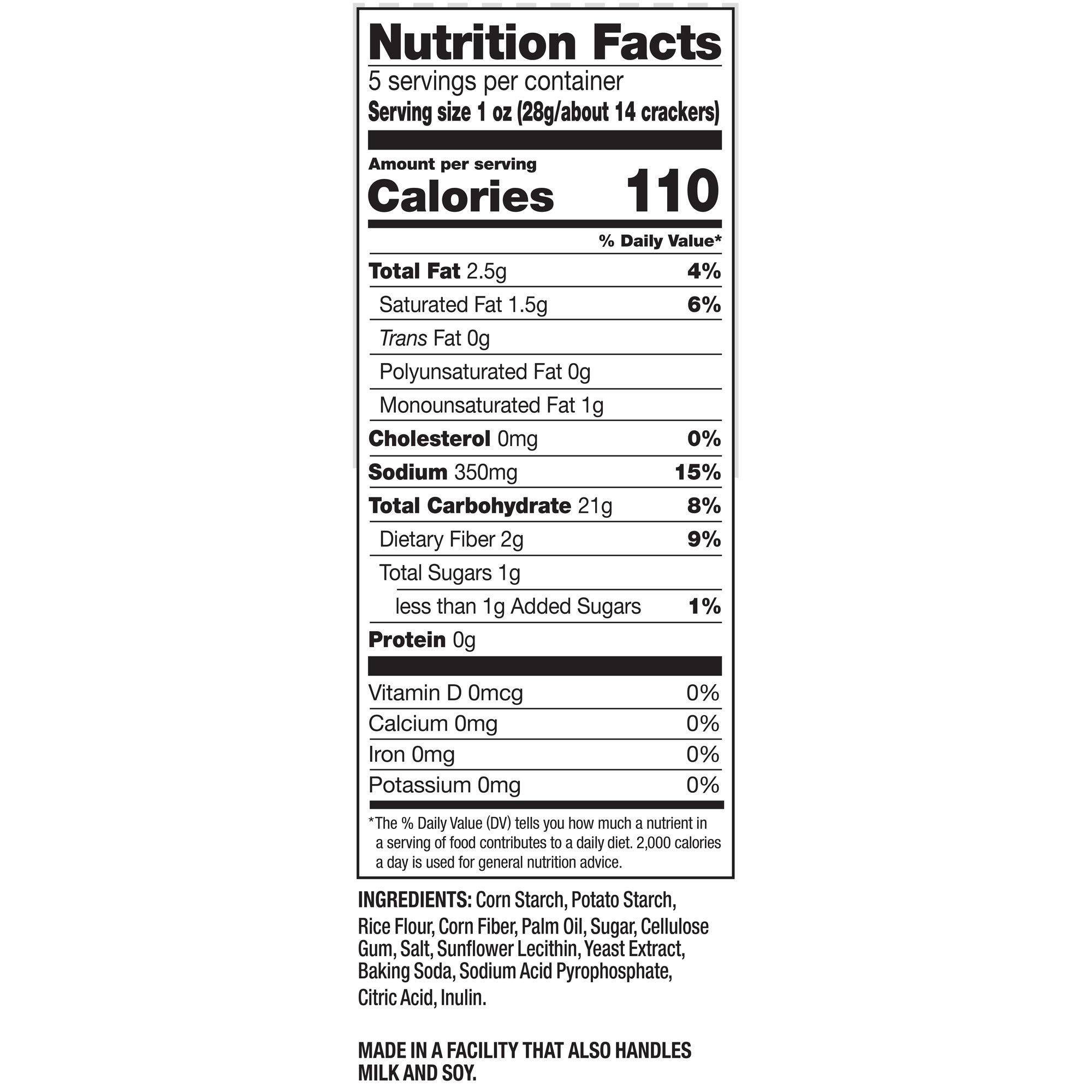 Snack Factory Snack Factory Pretzel Crisps Gluten Free, Original Flavor, 5 Ounce (Pack of 8)