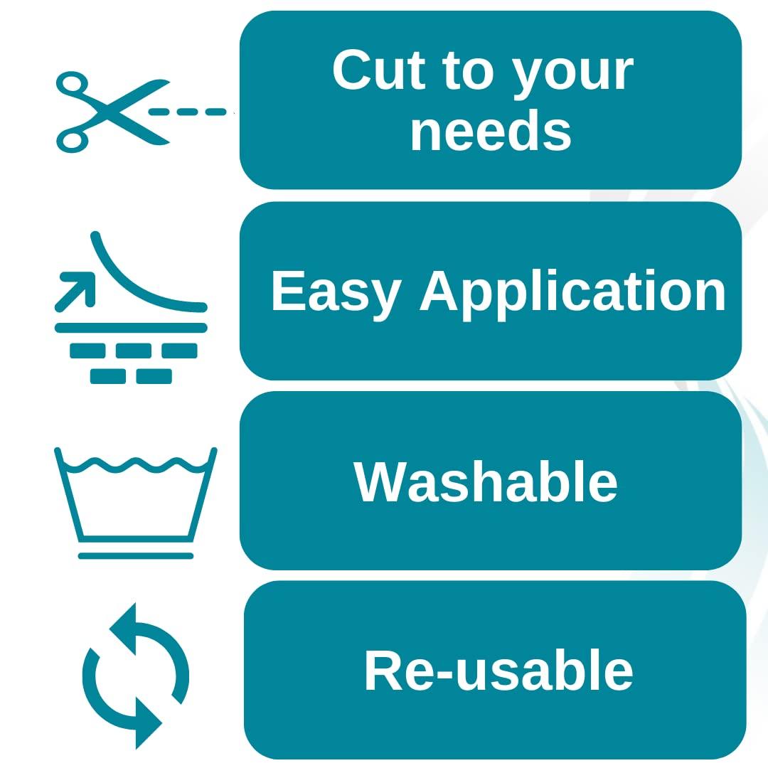 MyNewGel NewGel+ Advanced Silicone Professional Scar Treatment Tape for Irregular Shaped Scars from Surgery, Injury, Keloids, Burns, Reusable, 5\" x 6\" (1 Count) (Clear)