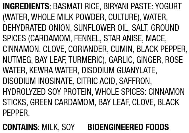 Royal Royal Lucknowi Biryani Kit - White Basmati Rice, Biryani Paste, and Whole Spices - 11.5 oz Box