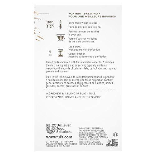 TAZO TAZO Awake English Breakfast Enveloped Hot Tea Bags Non GMO, 24 count, Pack of 6