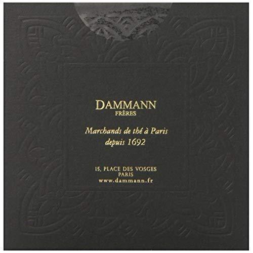 Dammann Freres Dammann Freres Sachets, Jardin Bleu Tea Bags, Premium Gourmet French Black Tea, Blend Strawberry, Rhubarb Flavors, 25 Count (Single Pack)