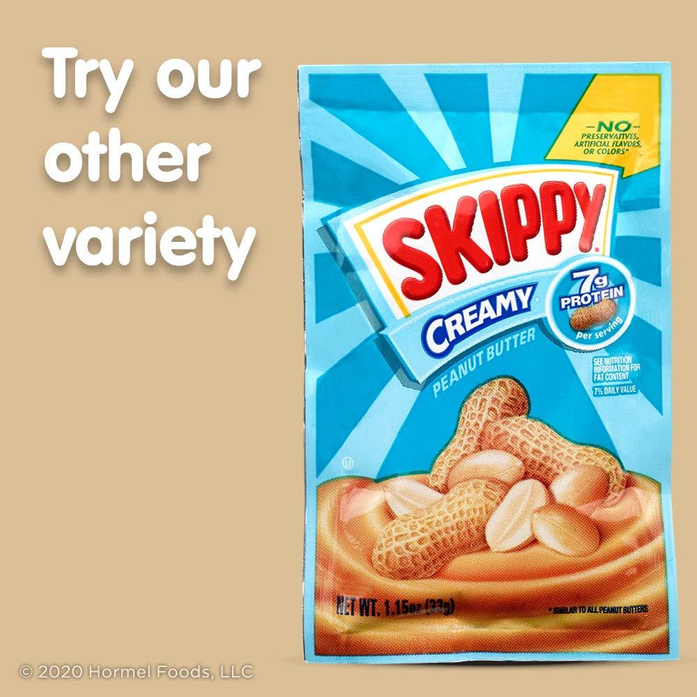 SKIPPY SKIPPY Natural Creamy Peanut Butter Spread Individual Squeeze Packs, 1.15 Ounce (8 Pouches)