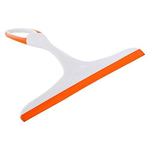 Black Duck Brand Set of 8 Black Duck Brand Slim Design 9.5" x 9" Window Shower Glass Squeegee Assorted Colors (8)