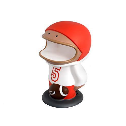 Lullubee Lullubee Retainer Buddy Football Player - Sanitary Storage for Retainers Clear Aligners and Mouth Guards