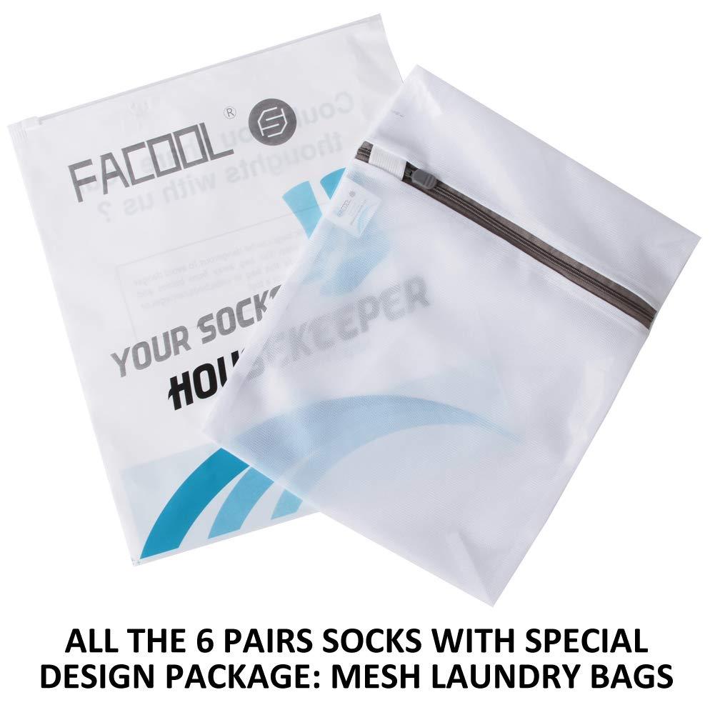 Facool Facool Non-Binding Top Diabetic Socks, Men Women Comfort Smooth Seamless Toe Sensitivity Wide Medical Crew Mid-Calf Socks for Edema,Diabetes,Neuropathy,Circulation,Swelling, 6 Pairs Beige X-Large