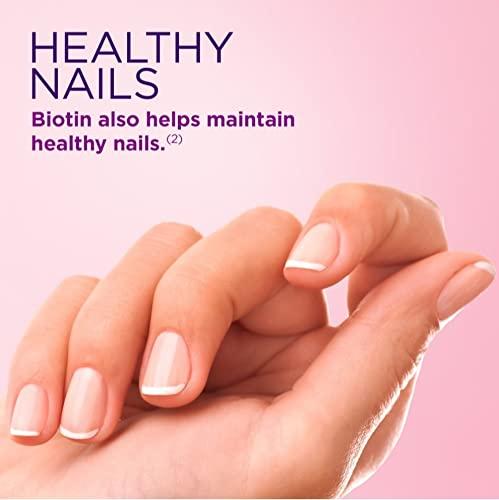 Nature's Bounty Nature's Bounty Optimal Solutions, Hair, Skin & Nails Gummies with Biotin 2500 mcg per Serving, Health & Beauty, Strawberry Flavored - 180 Count
