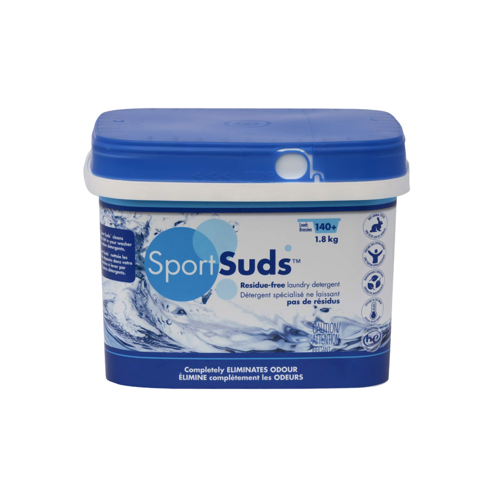 Sport Suds Sport Laundry Detergent, Odor Eliminator Technology, Laundry Soap for Workout Clothes and Everyday Use - Sport Suds 1.8Kg