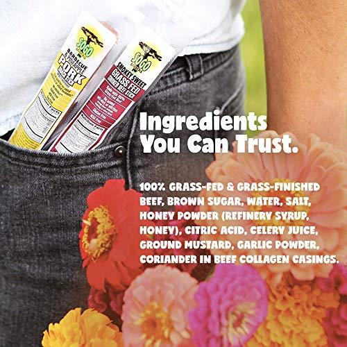 Sogo Snacks Smokey Sweet, Sogo Snacks, 100% Grass Fed Beef Sticks. Non-GMO, No Nitrates. Gluten Free Beef Jerky. Soy Free and Dairy Free Snacks. No Nuts or MSG. Paleo & Keto Snack (Smokey Sweet, 12 Cnt)