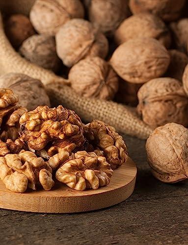 Anna and Sarah Anna and Sarah Walnuts in Shell, Jumbo, Fresh, Buttery Taste, Easy to Crack, California Chandler, Natural Shells, Not Bleached (5.5 Lbs)