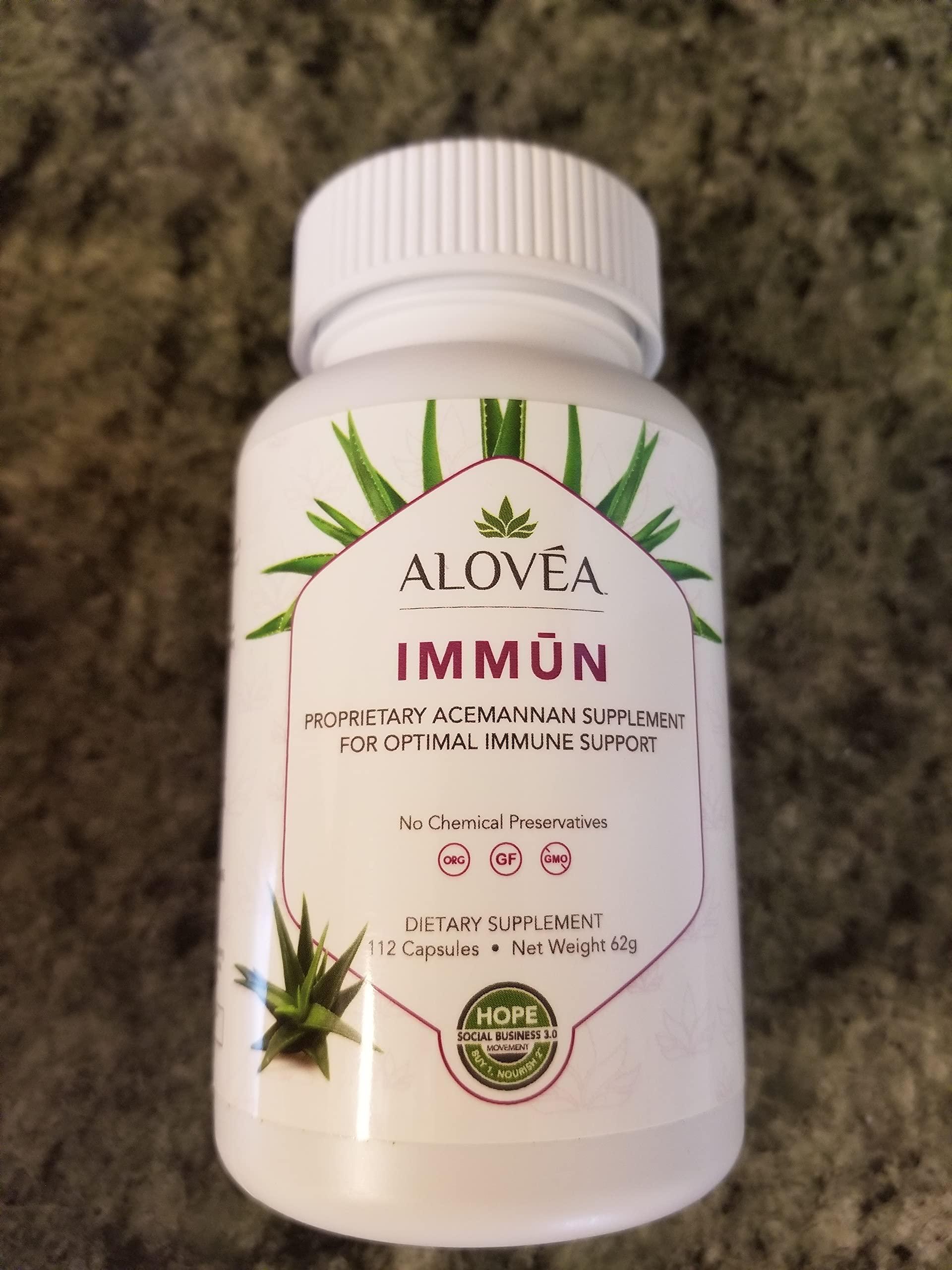 Alovea Alovea Immun Proprietary Acemannan Supplement for Optimal Immune Support