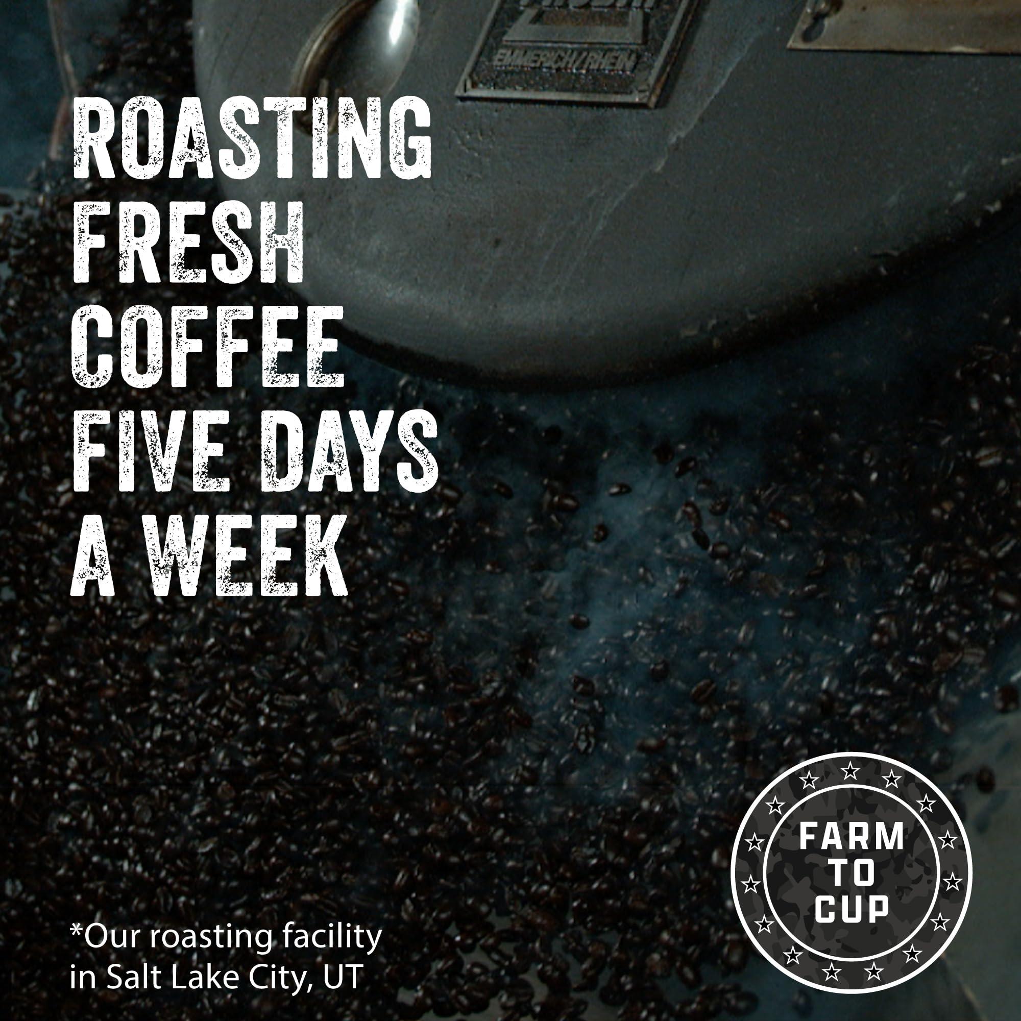 Black Rifle Coffee Company Black Rifle Coffee Company Beyond Black, Dark Roast Ground Coffee, 12 OZ Bag