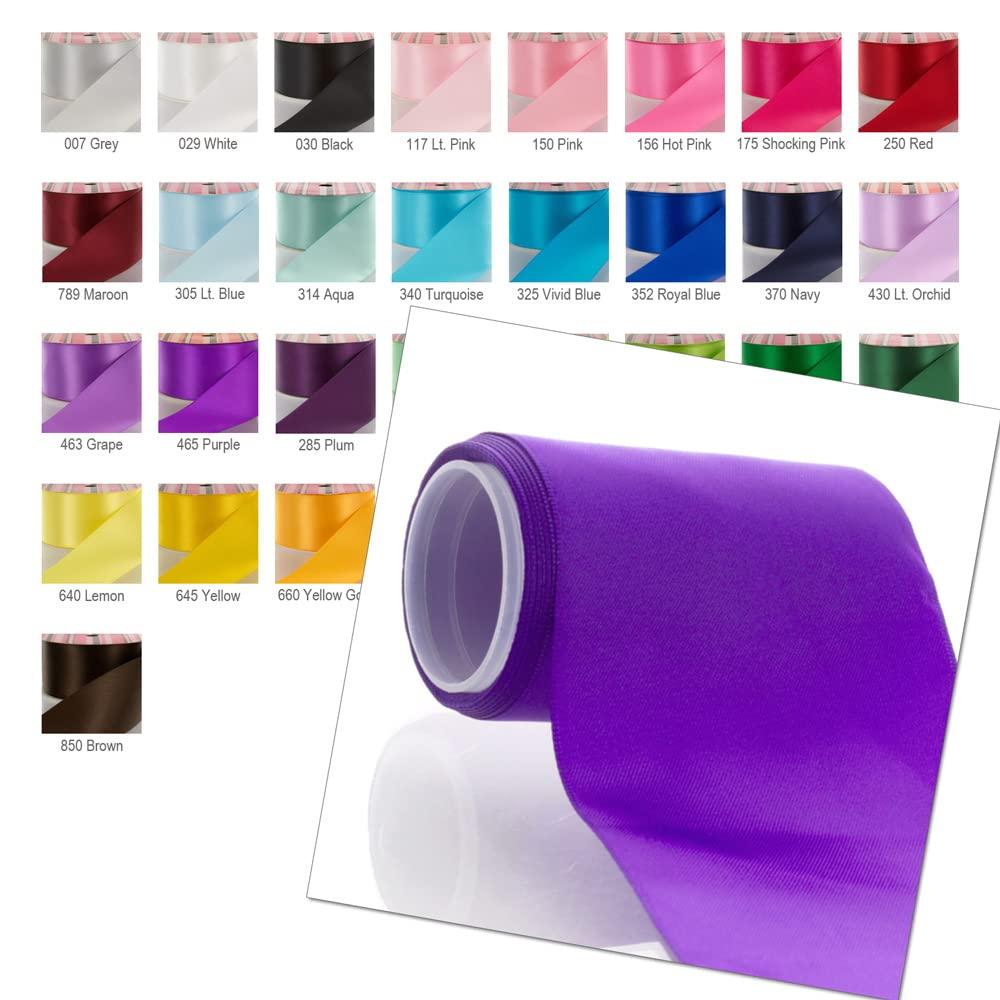 HairBow Center LLC 3" Lt. Coral Double Faced Satin Ribbon 100yd