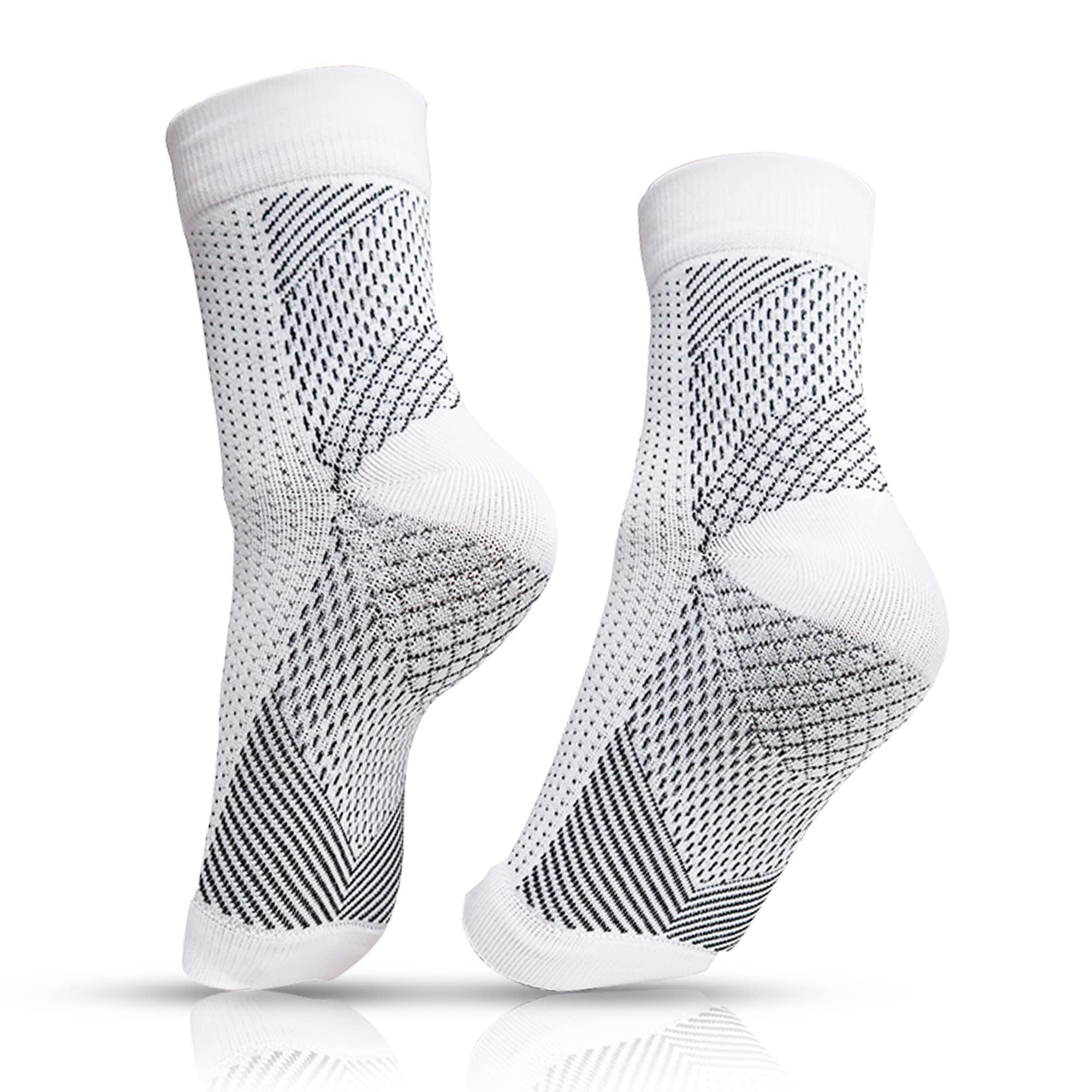 AmRelieve AmRelieve Soothesocks Neuropathy Socks for Women and Men - Compression Socks for Diabetic Foot Pain, Plantar Fasciitis Relief, and Ankle Support