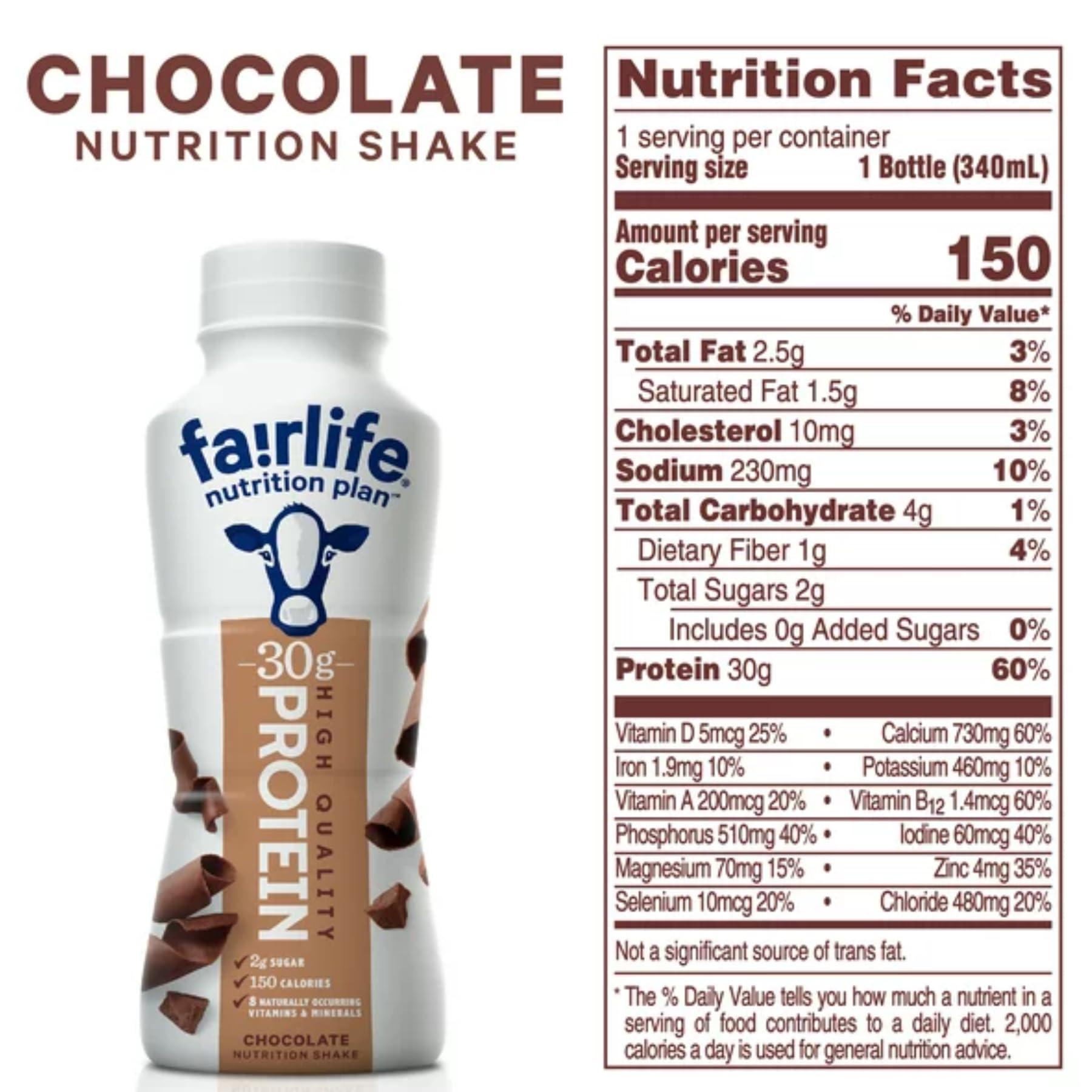 BETRULIGHT Ready to Drink Fairlife Protein Shakes |Nutrition Plan Protein Shake | Chocolate, Vanilla, Strawberry | Core Power Elite |Fair life Protein Shakes Variety Pack |11.5 Fl Oz Pack of 4| Every Order is Elegantly Packaged in a Signature BETRULIGHT Branded