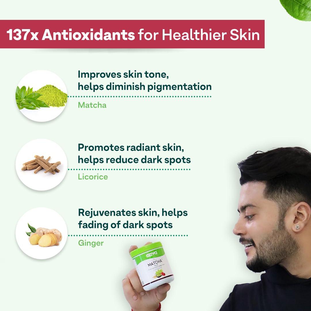 OZIVA OZiva Plant Based Matcha Plus Powder (50 Gm)