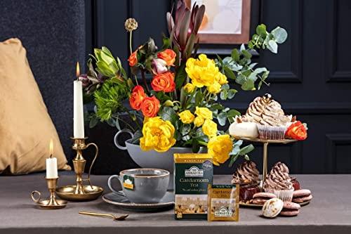 Enjoy Better Coffee Ahmad Black Tea Classic Variety Pack with English Breakfast, English Tea No.1, Darjeeling Tea, Ceylon Tea, Earl Grey Tea & Cardamon Tea, 20 bags each (Pack of 6)