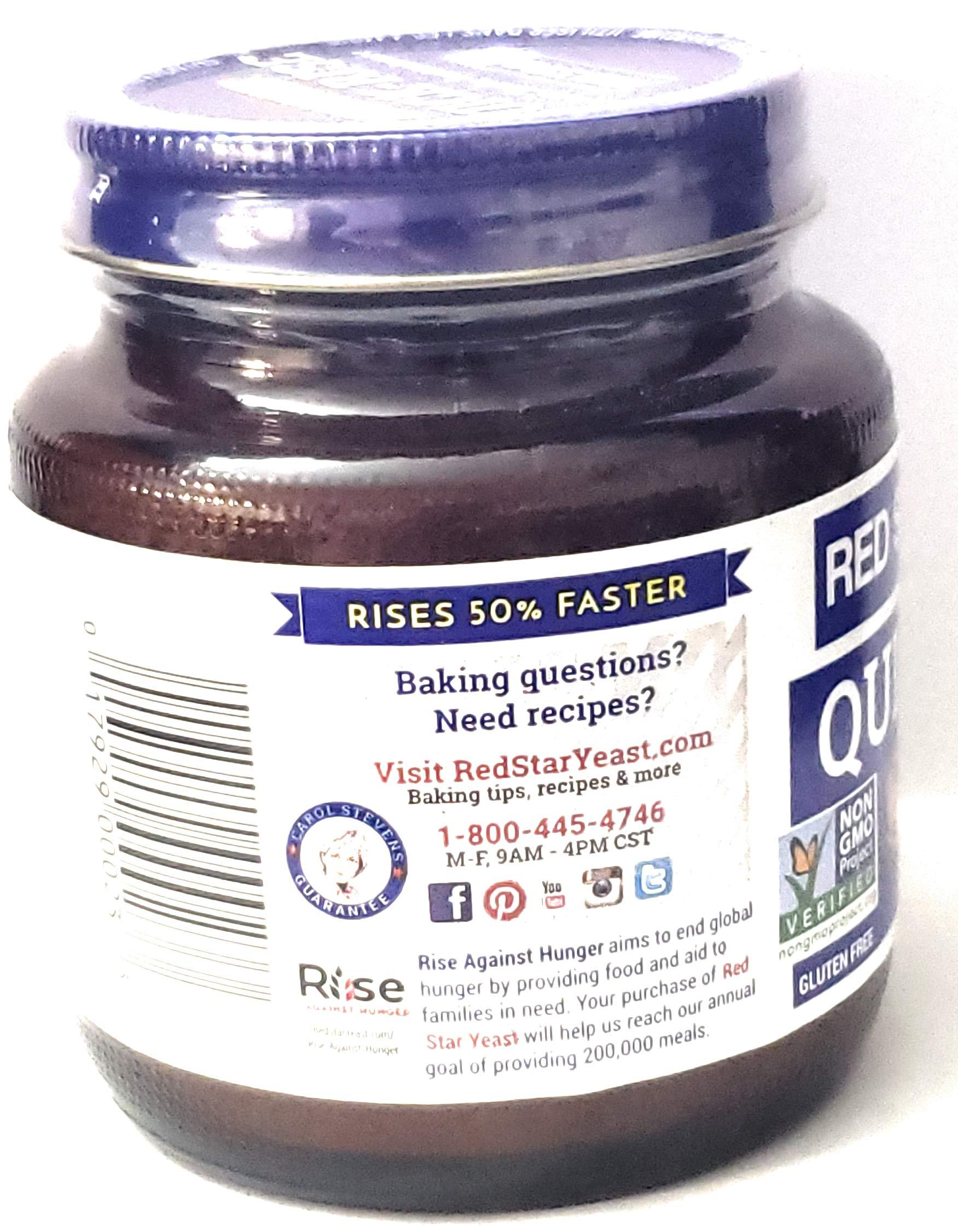 LYC/RSYC Red Star Quick Rise Yeast, For use in your oven or bread machine, 2012 Chef\'s Best Taste Award, 4 oz Jar (Pack of 2)