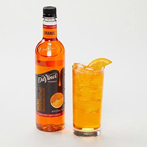 DaVinci Gourmet DaVinci Gourmet Classic Orange Syrup, 25.4 Ounce (Pack of 4)