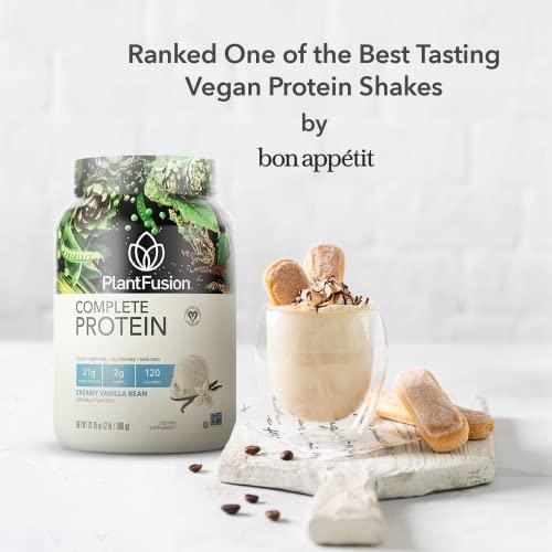 PlantFusion PlantFusion Complete Vegan Protein Powder and Collagen Bundle - Keto, Gluten Free, Soy Free, Non-Dairy, No Sugar, Non-GMO