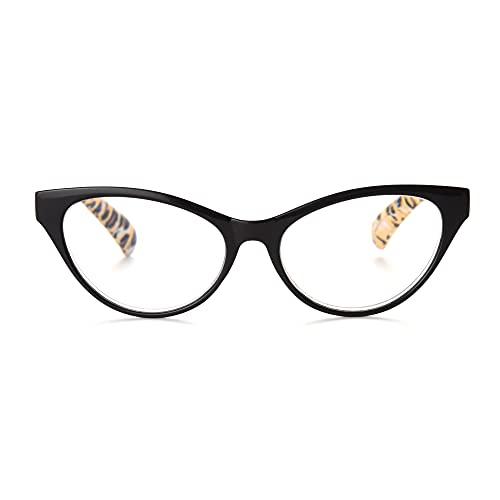 Betsey Johnson Betsey Johnson womens Kai Blue Light Glasses Reading Glasses, Cheetah, 40mm US