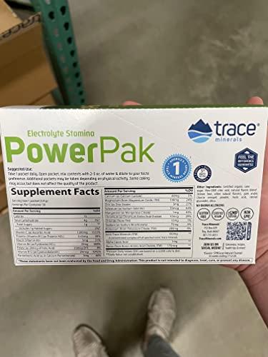 Trace Minerals Trace Minerals | Electrolyte Stamina Power Pak | 1200 mg Vitamin C | Non-GMO | Lemon Lime, Orange Blast, and Concord Grape | 30 Packets Variety (Pack of 3)