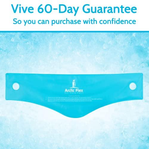 Arctic Flex Arctic Flex Gel Replacement Packs - Gel Ice Packs Reusable for Head Ice Brace - Hot and Cold Gel Ice Pack for Injuries, Pain Relief, Swelling - Flexible Therapy Compression Wrap - Athletic, Women, Men