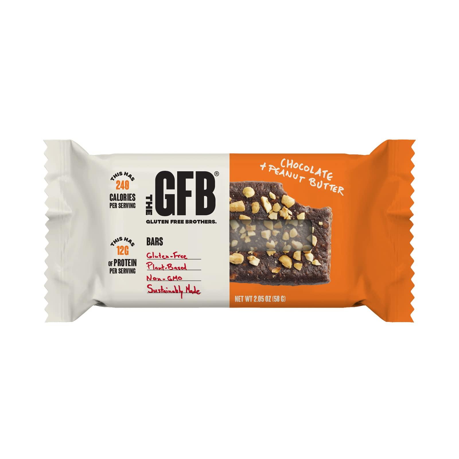 The Gluten Free Bar The Gluten Free Bar, Protein Bar, Chocolate Peanut Butter, 2.05 Ounce, (Pack of 12), Vegan, Dairy Free, Non GMO, Soy Free