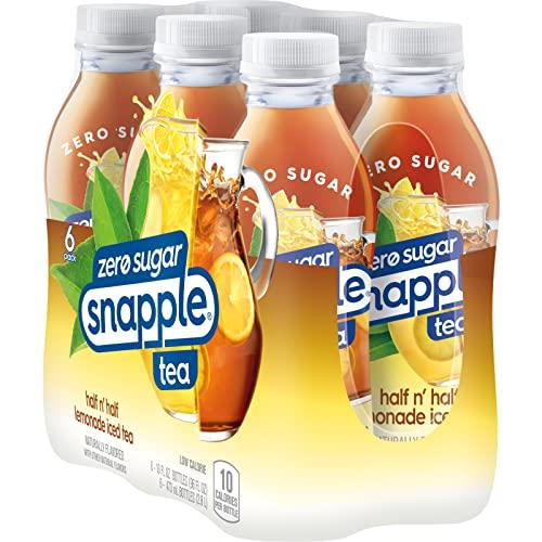 Snapple Snapple Zero Sugar Half \'n Half Tea, 16 fl oz recycled plastic bottle, 6 pack