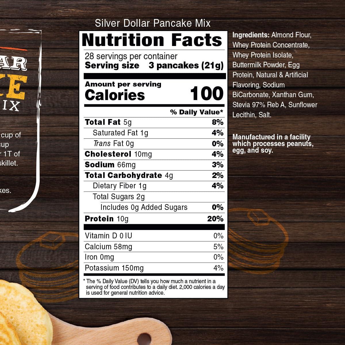 Bariatric Eating Inspire Protein Kitchen Silver Dollar Pancake Mix by Bariatric Eating (28 Servings)