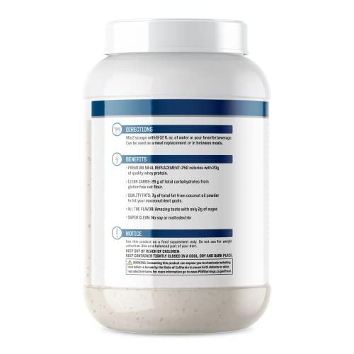NutraOne Nutrition Real Meal by NutraOne - Perfect Meal Replacement Powder for Everyday Goals | Including Whey Protein, Coconut Oil, and Gluten-Free Oats* (Blueberry 2.6 lbs.)