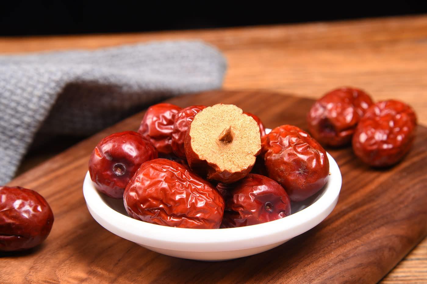 ULTHMOK Premium Jujube Red Dates 1LB/453g,Selected Dried Fruit,Big & Delicious,100% Natural ??