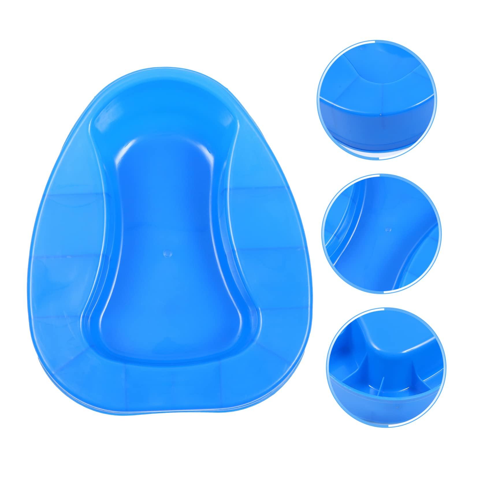 Healeved Healeved Toilet Portable Potty for Adults Travel Potties Portable Toilet 1 PC for Bedridden Elderly Bedpans Spittoon Plastic Thickened Household Squatting Pan Bedpans