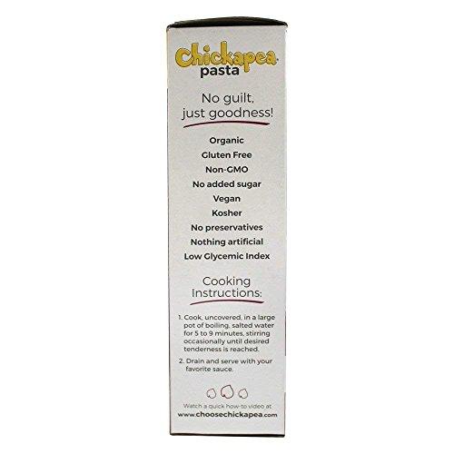 Chickapea Chickapea Organic Chickpea and Red Lentil Pasta - Gluten-Free, Vegan, Protein Packed Penne - 8 oz Each