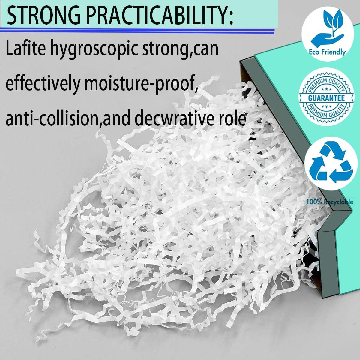 AIRKING 1LB-White Crinkle Paper Filler,Box Stuffing,for Gift Stuffing.White Shredded Paper for Gift Baskets,Box Stuffing Shredded Paper,Suitable for Different Festivals\'Gift Basket Filler Paper Shreds