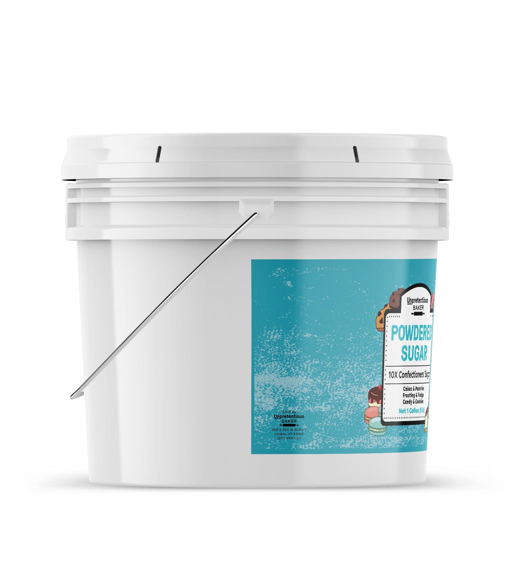 Unpretentious Unpretentious Powdered Sugar (1 Gallon) Confectioners Sugar, For Baking, Candy Making, Desserts