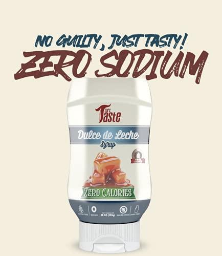 Mrs Taste Mrs Taste Sugar Free Dulce de Leche, Zero Calories, Zero Sodium, Zero Sugar, High Fiber, Keto Friendly, Paleo Friendly, Condiments and Sauces (11 oz, Dulche de Leche)